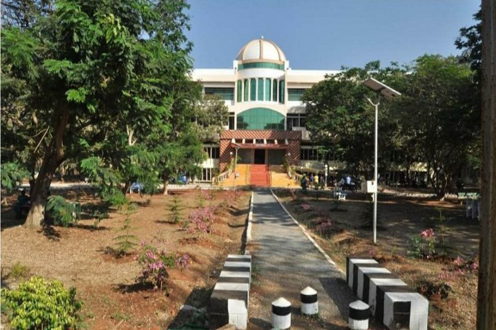 Acharya Nagarjuna University, Guntur Library Entrance view of Acharya Nagarjuna University Guntur